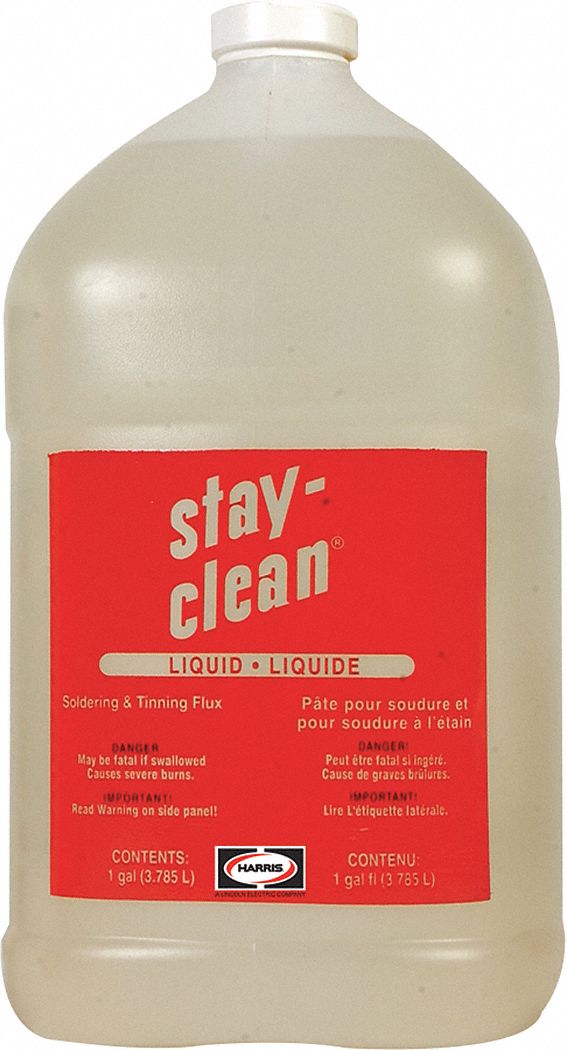 HARRIS Soldering Flux Liquid, Flux, Below 700 Degrees, Jar, 128 oz