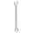 COMBINATION WRENCH, ALLOY STEEL, SATIN, 23 MM HEAD SIZE, 11 7/8 IN OVERALL L, OFFSET