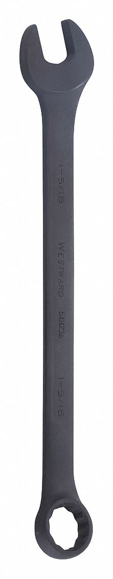 COMBINATION WRENCH, ALLOY STEEL, BLACK OXIDE, 1 5/16 IN HEAD SIZE, 18 3/4 IN OVERALL L