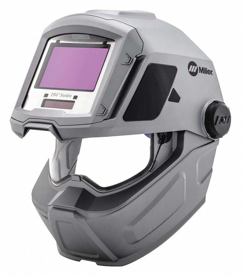 Miller Electric T94 Series Auto Darkening Welding Helmet 8 To 13 Lens Shade 3 81 In X 2 62 In Viewing Area 54ta13 260483 Grainger