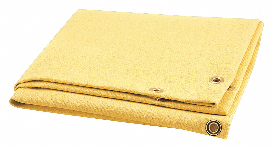 STEINER, AcrylicCoated Fiberglass, 10 ft Wd, Welding Blanket 54TA67