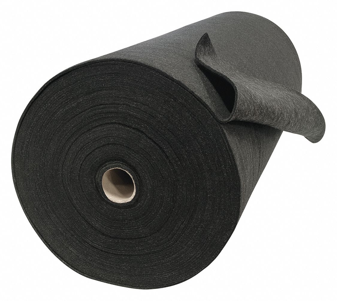 Welding Blanket Roll,4ft W,50 ft L,Black