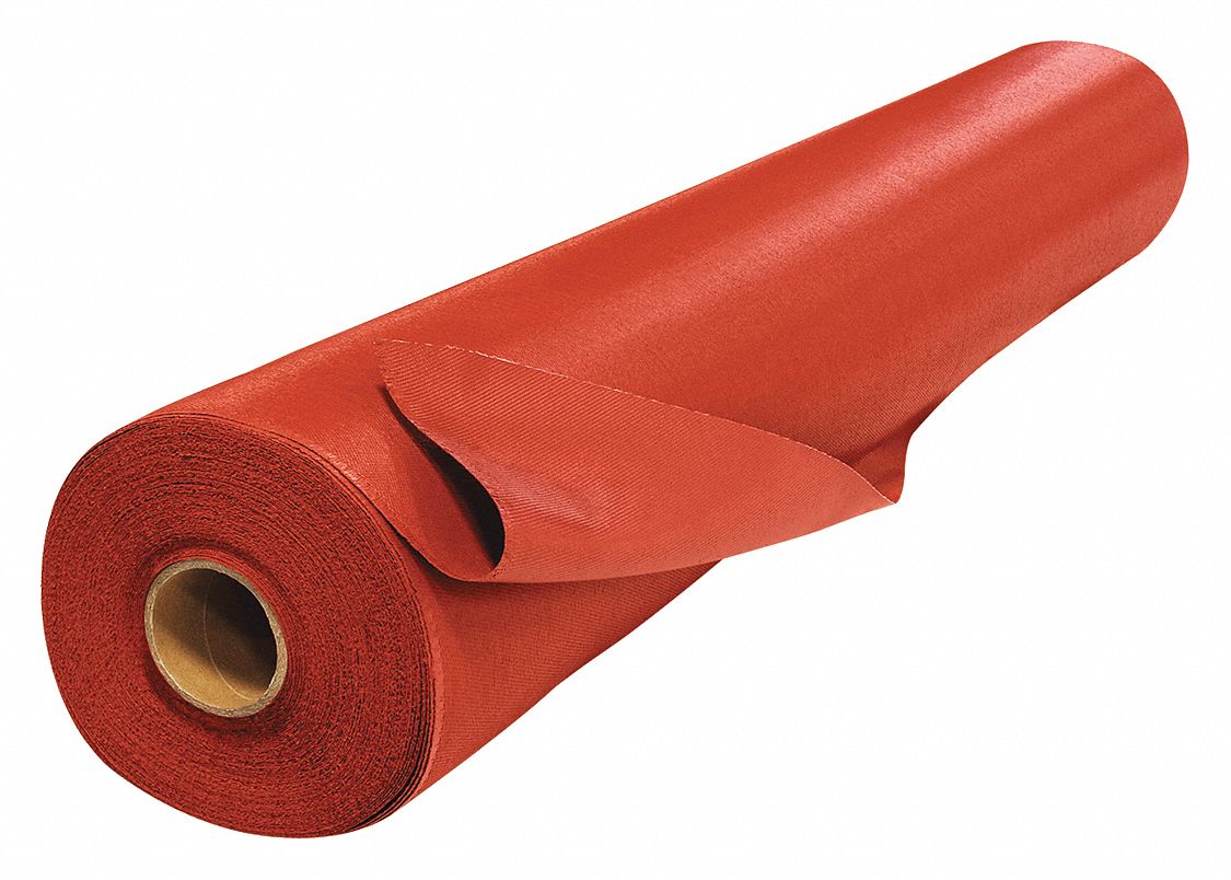 Steiner 379-60R Welding Blanket Roll, 5 ft W, 150 ft L, Red