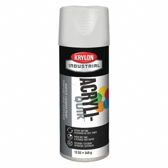 KRYLON INDUSTRIAL AcryliQuik Spray Paint in SemiGloss White for Metal