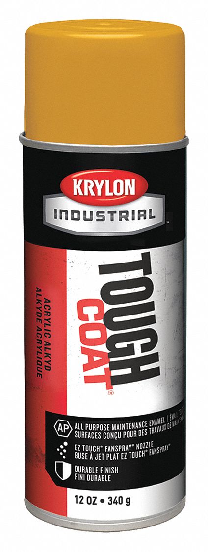 KRYLON INDUSTRIAL Rust Preventative Spray Paint: Federal Highway Yellow ...