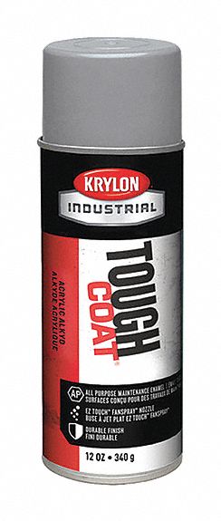 rust preventative tough coat gloss spray oz paint steel metal silver grainger close