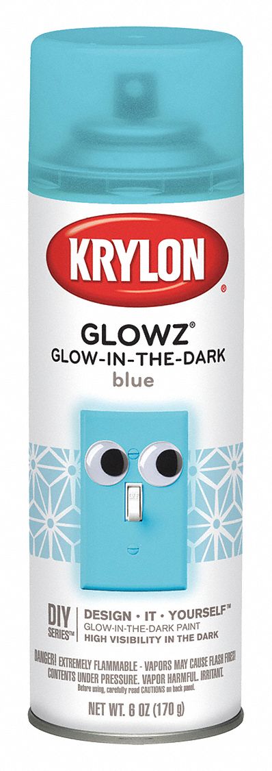 blue spray paint for plastic