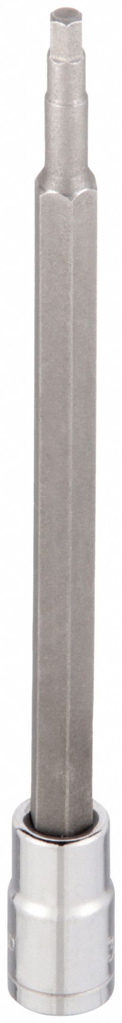 SOCKET BIT,1/4" DR,9/64" TIP,HEX