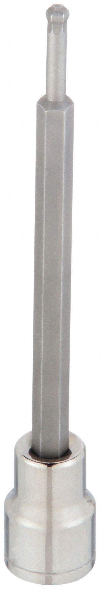 SOCKET BIT,3/8" DR,4MM TIP,HEX