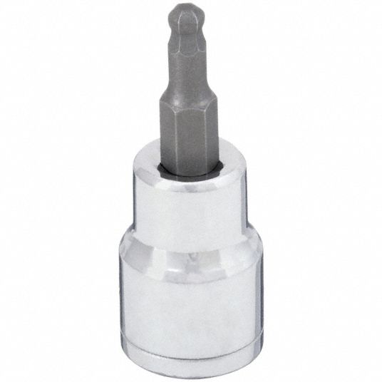 WESTWARD, 3/8 in Drive Size, Hex Tip, Socket Bit - 54TM43|54TM43 - Grainger