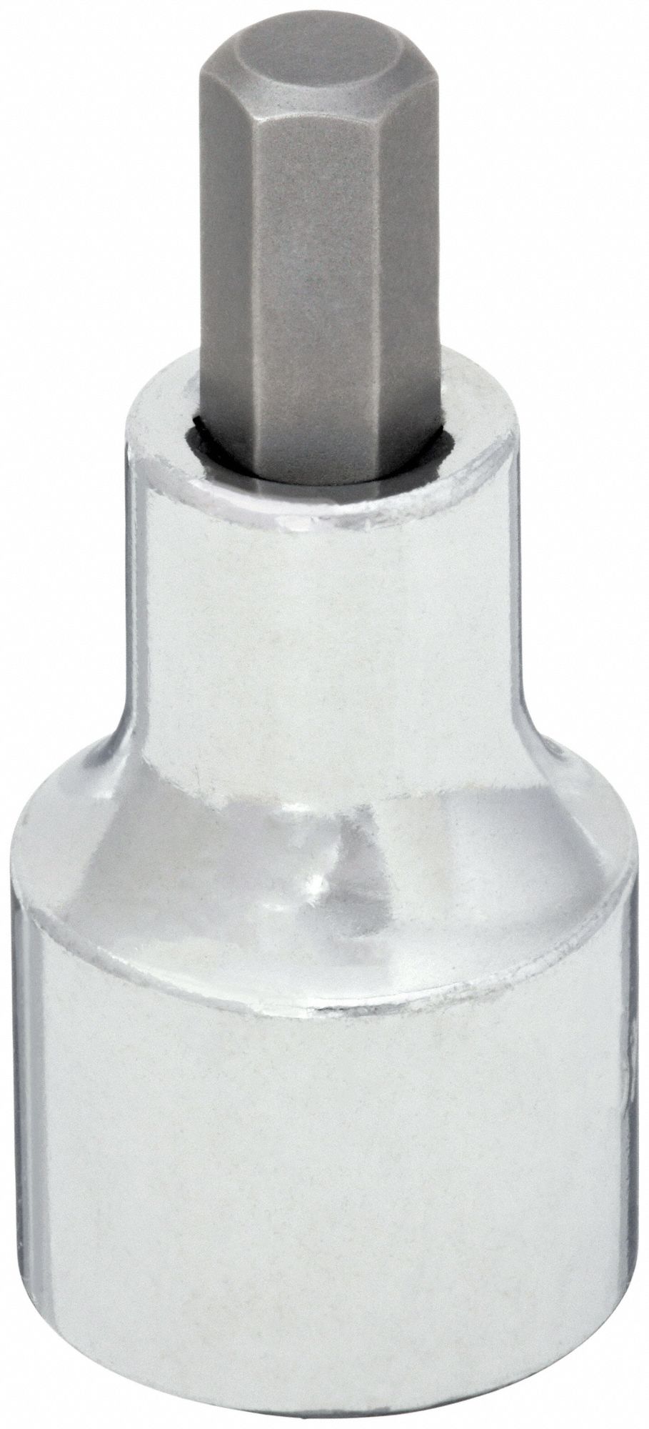 SOCKET BIT,1/2" DR,6MM TIP,HEX