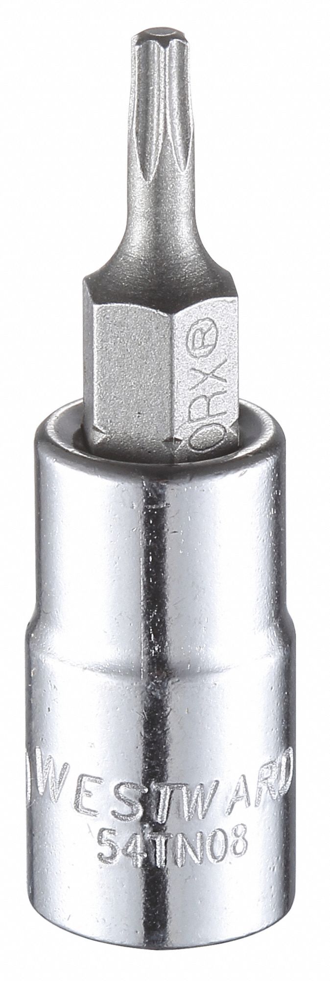 Socket Bit: 1/4 in Drive Size, Torx Tip, T10 Tip Size, 1 1/2 in Overall Lg, Fixed Insert