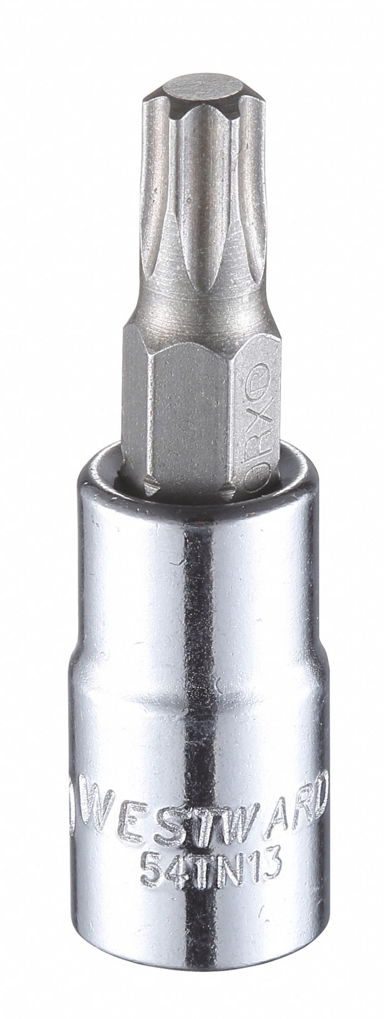 ScktBit Stl T30 Torx Chrm 6Pnt 0.25in