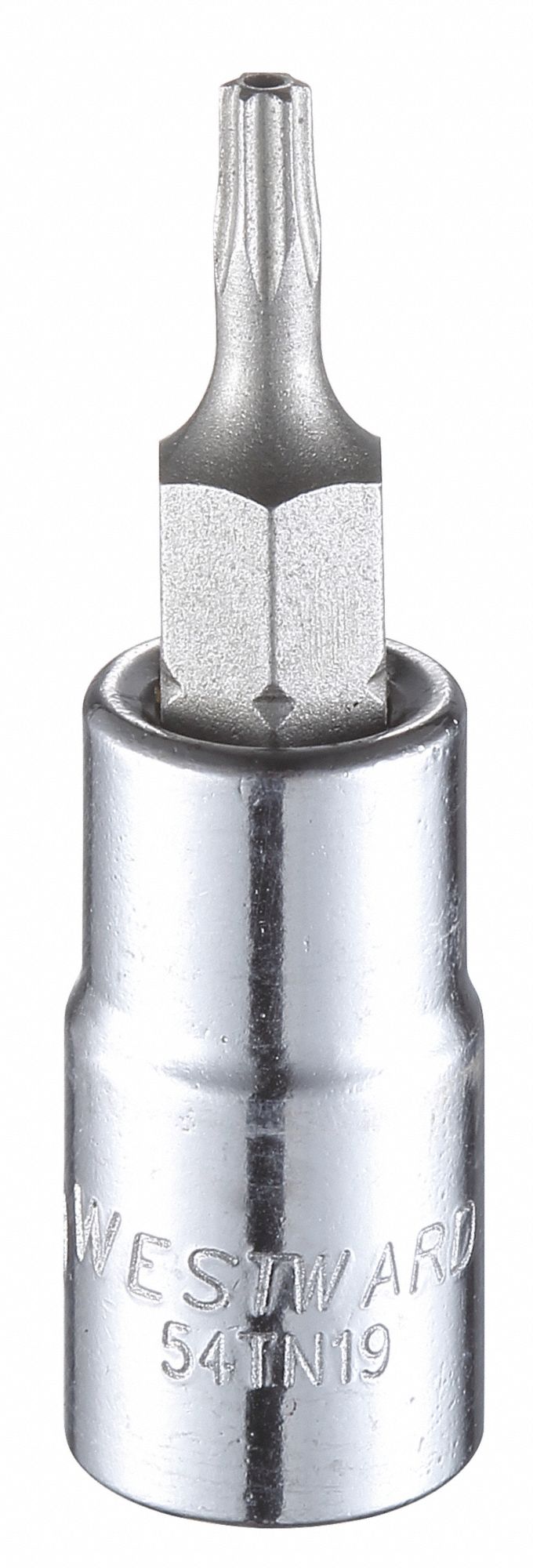 ScktBit AllyStl T10 Chrm 6Pnt 0.25in