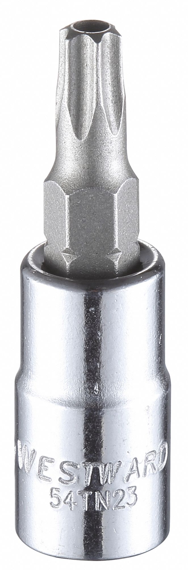 ScktBit AllyStl T27 Chrm 6Pnt 0.25in
