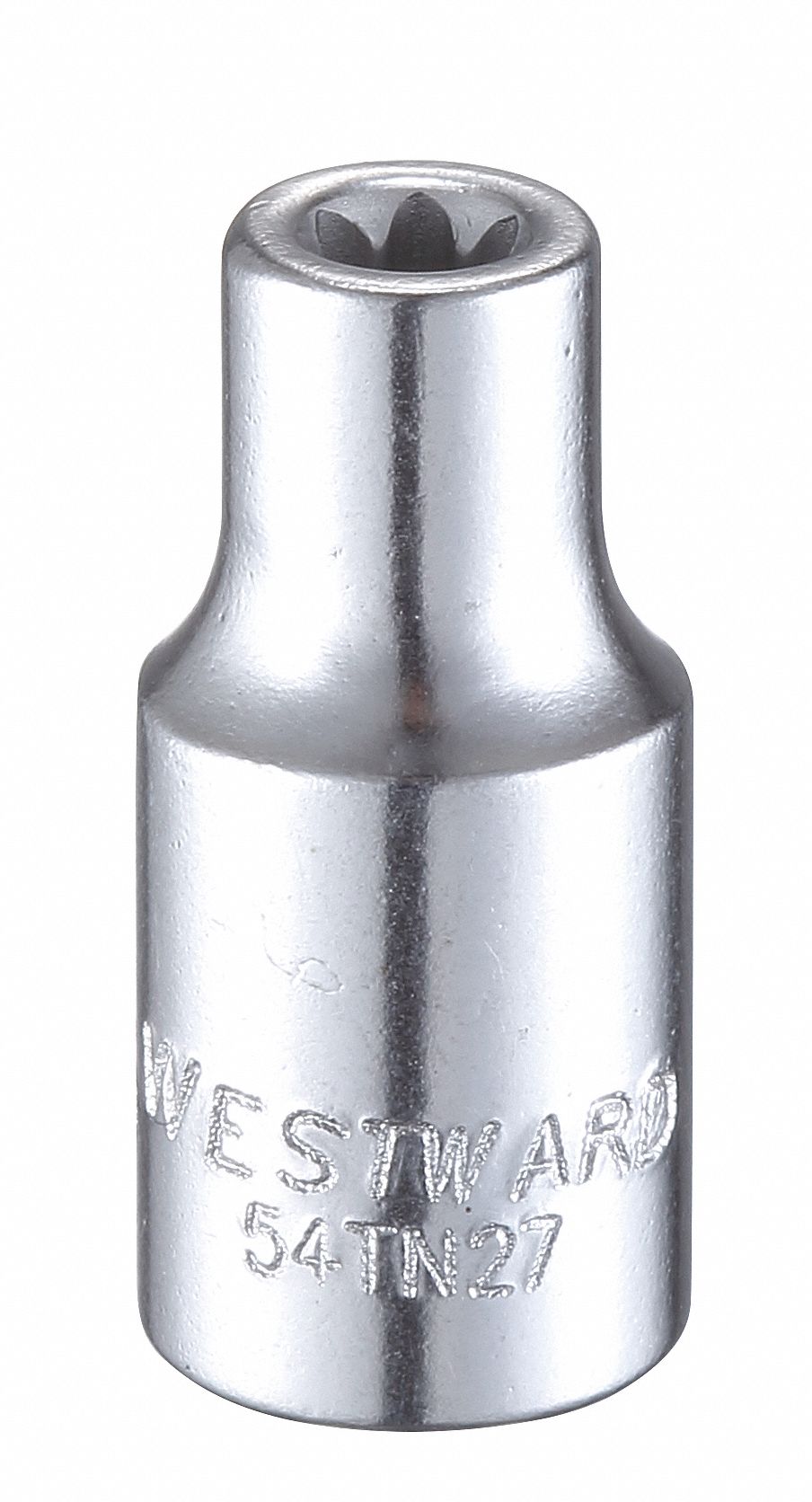 WESTWARD Socket 1/4 in Drive Size, E5 Socket Size, External Torx, Std