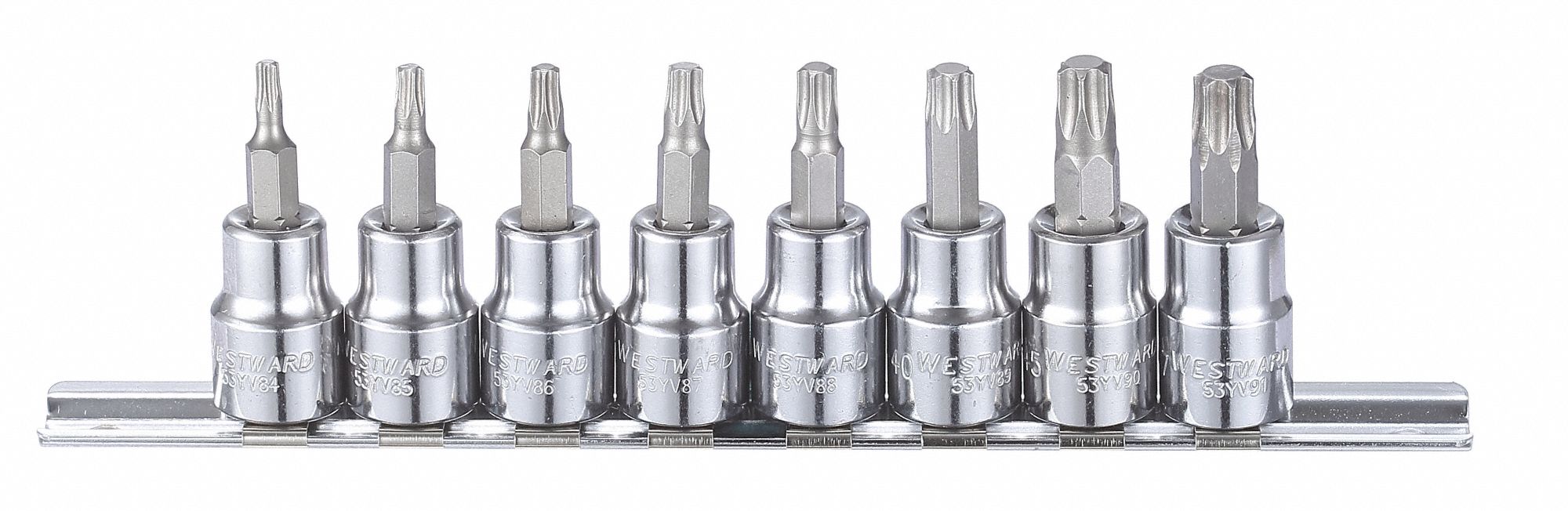 SocketBitSet 3/8in Chrome Torx