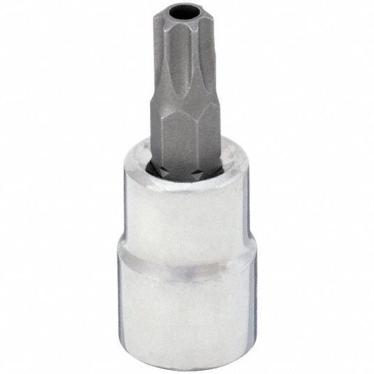 WESTWARD, 3/8 in Drive Size, Tamper Resistant Torx Tip, Socket Bit ...