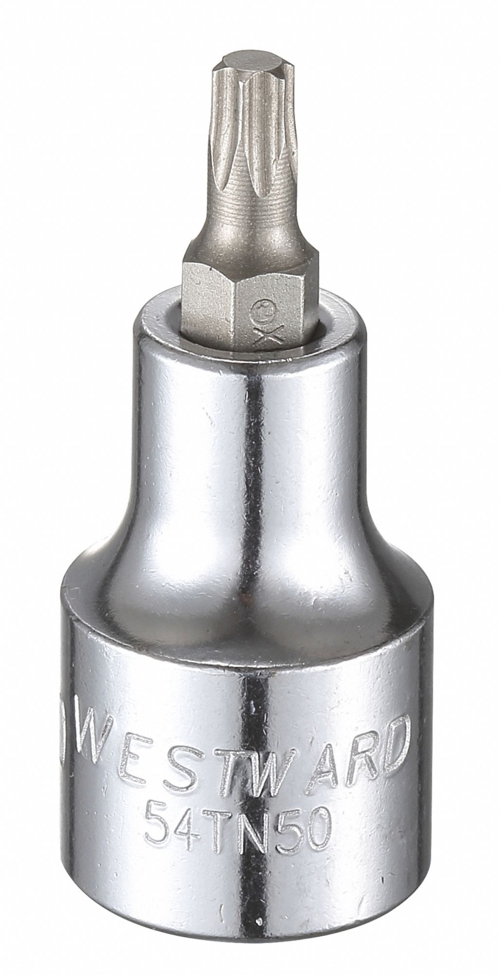 ScktBit Stl T30 Torx Chrm 6Pnt 0.5in