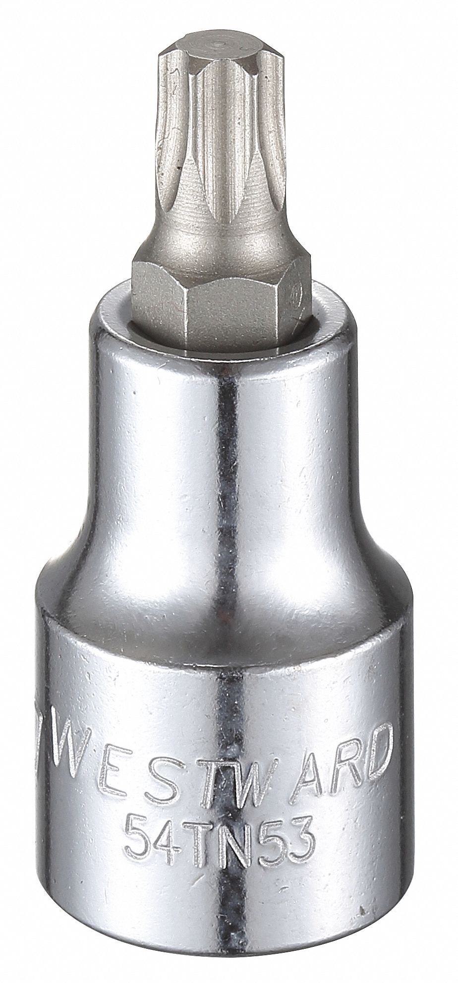 ScktBit Stl T47 Torx Chrm 6Pnt 0.5in