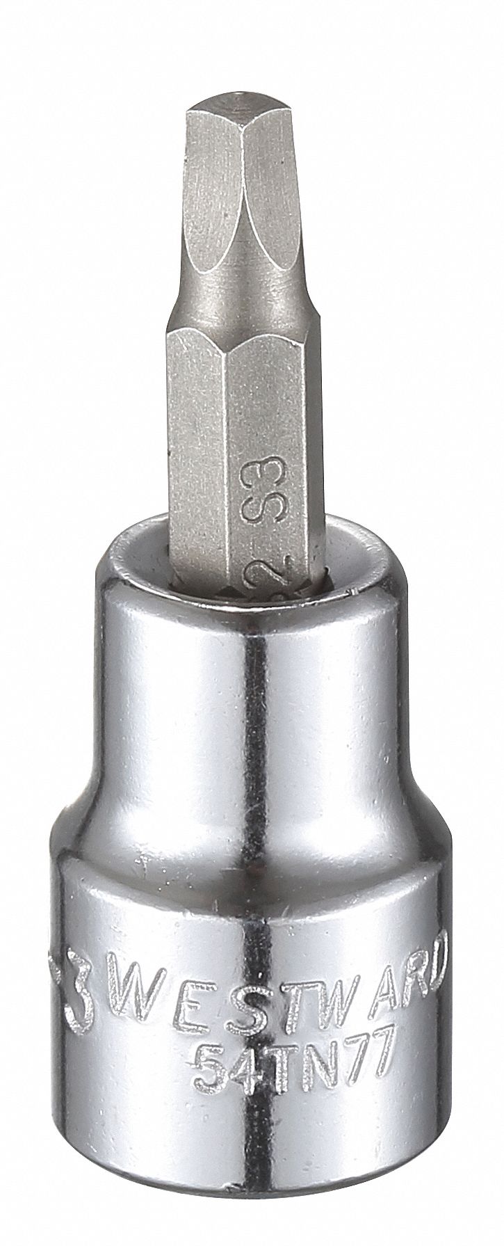 ScktBit AllyStl R3 Sqr Chrm 4Pnt 0.375in