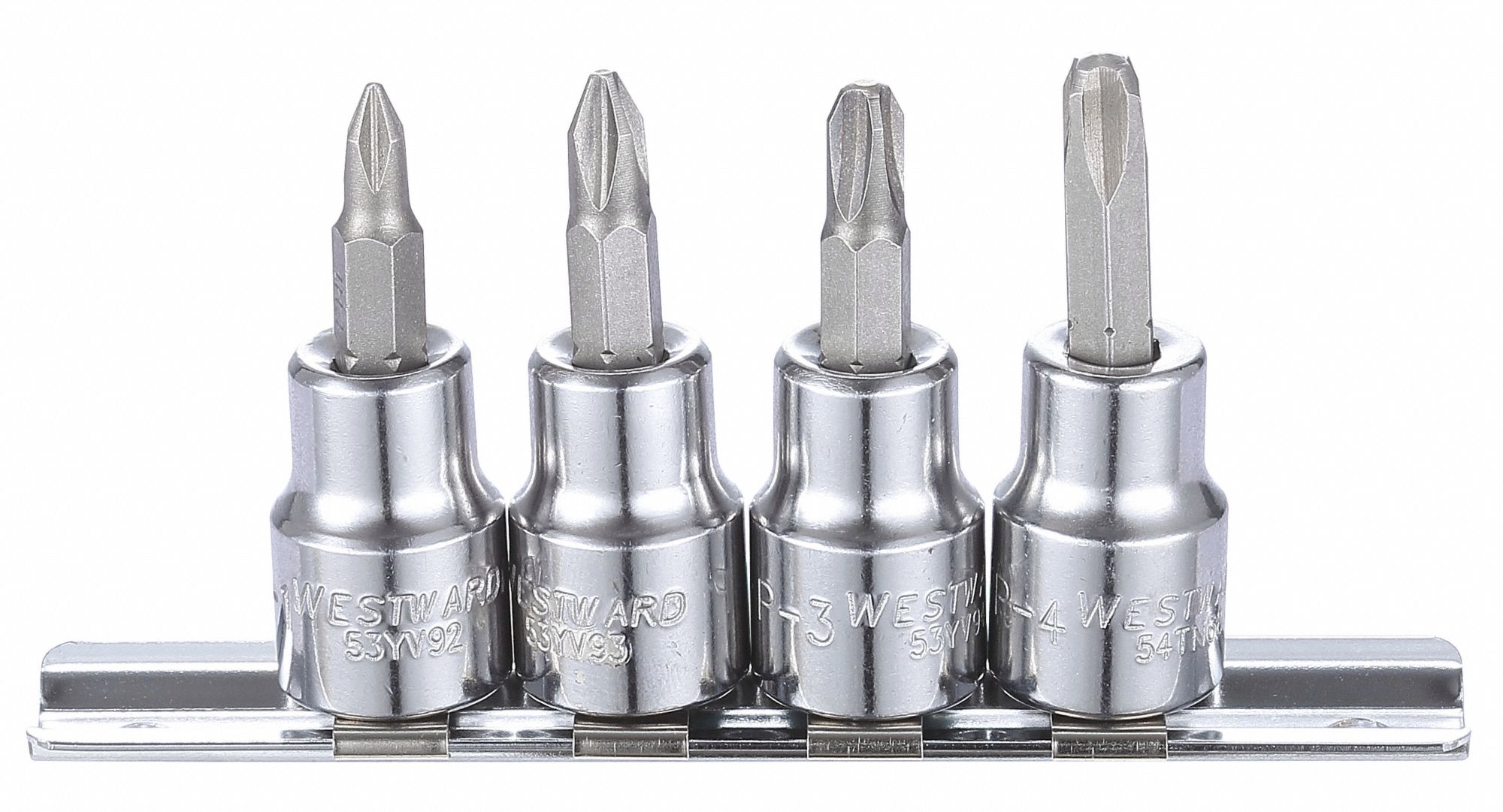 SOCKET BIT SET,3/8" DRIVE,SAE,4 PCS.