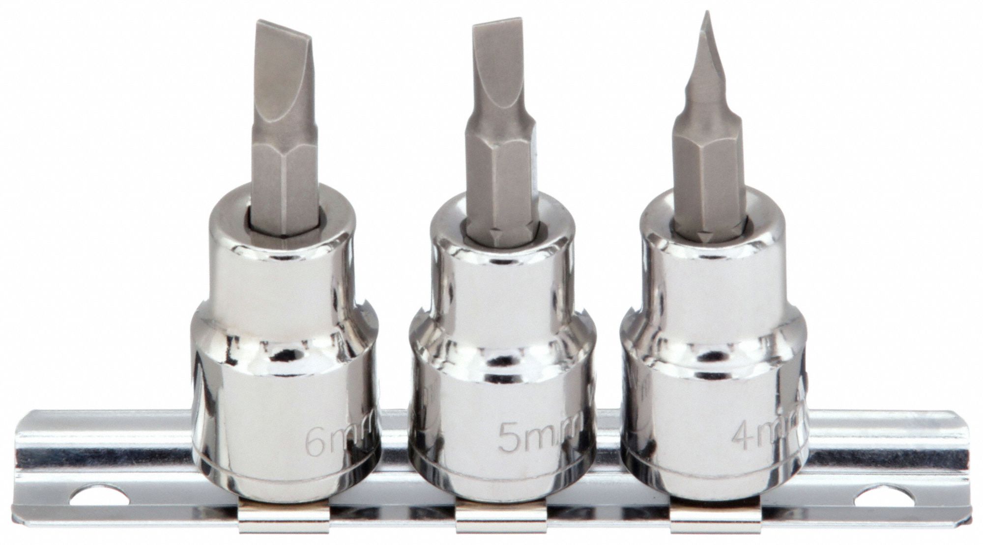 SOCKET BIT SET,3/8" DRIVE,METRIC,3 PCS.