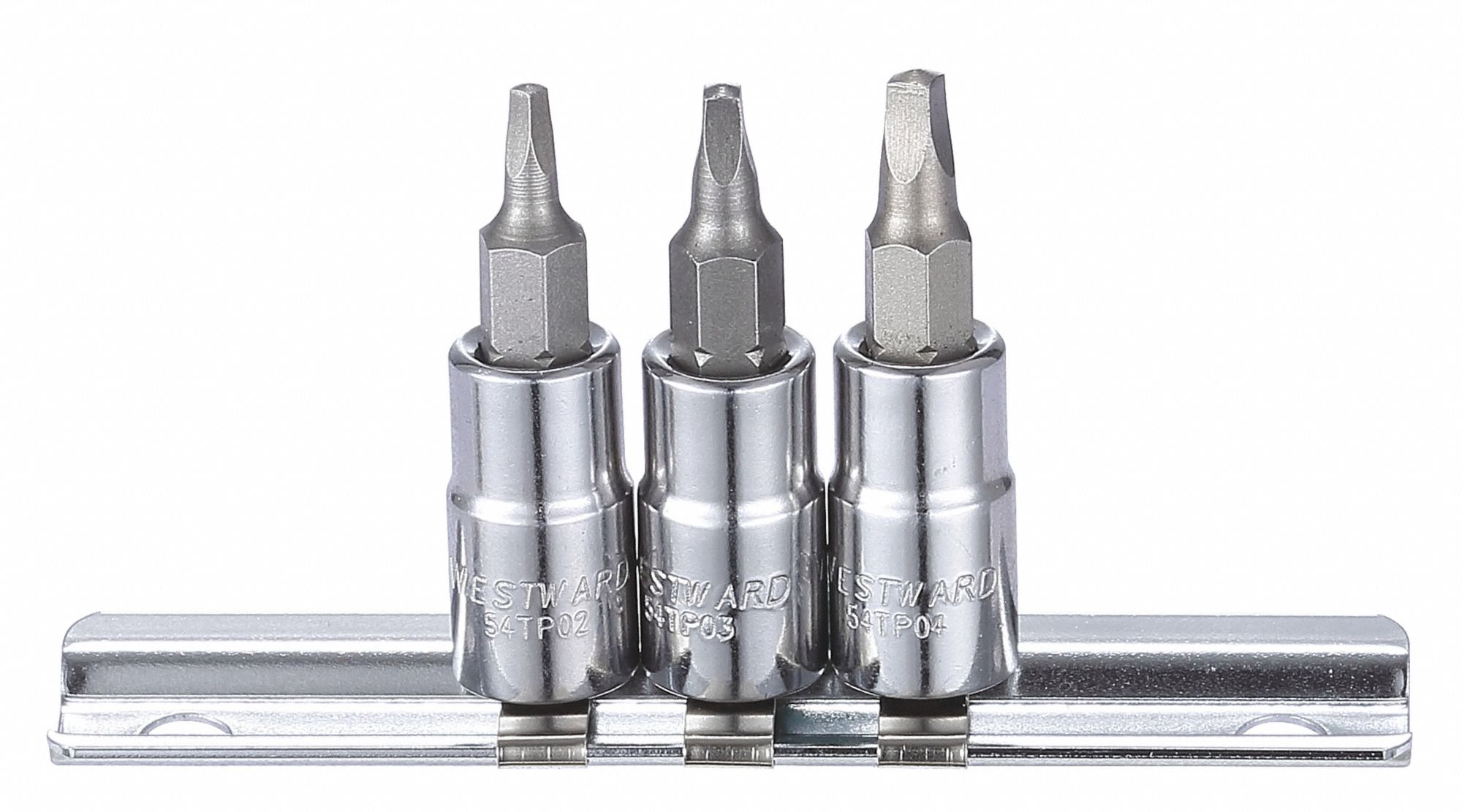 SOCKET BIT SET,1/4" DRIVE,SAE,3 PCS.