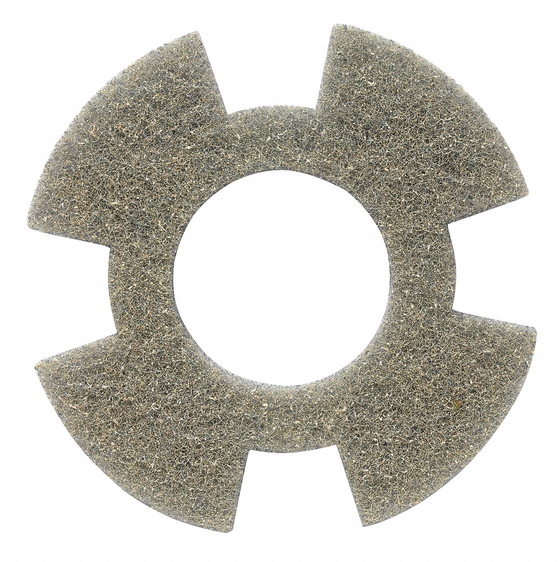 Twister Pad: 8 1/2 in Dia, Diamond, White, 350 RPM Max Speed, 2 PK