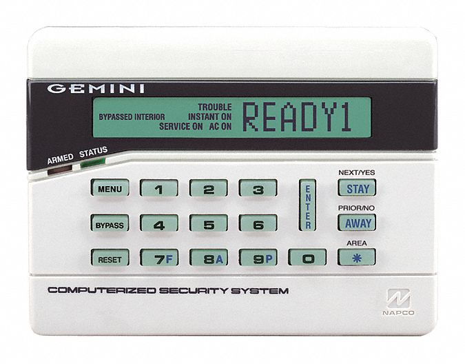 Intrusion System Keypads 5-7/8 W LED