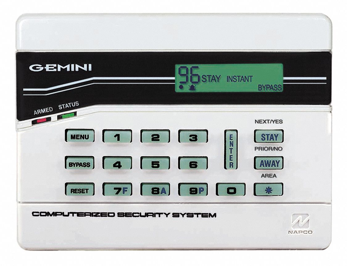 Intrusion System Keypads 5-7/8 W LED