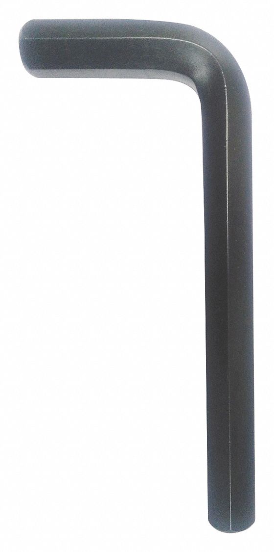 HEX KEY, 0 BALL ENDS, 17 MM TIP SIZE, METRIC, SHORT, ALLOY STEEL, BLACK OXIDE