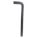 HEX KEY, 0 BALL ENDS, 17 MM TIP SIZE, METRIC, LONG, ALLOY STEEL, BLACK OXIDE