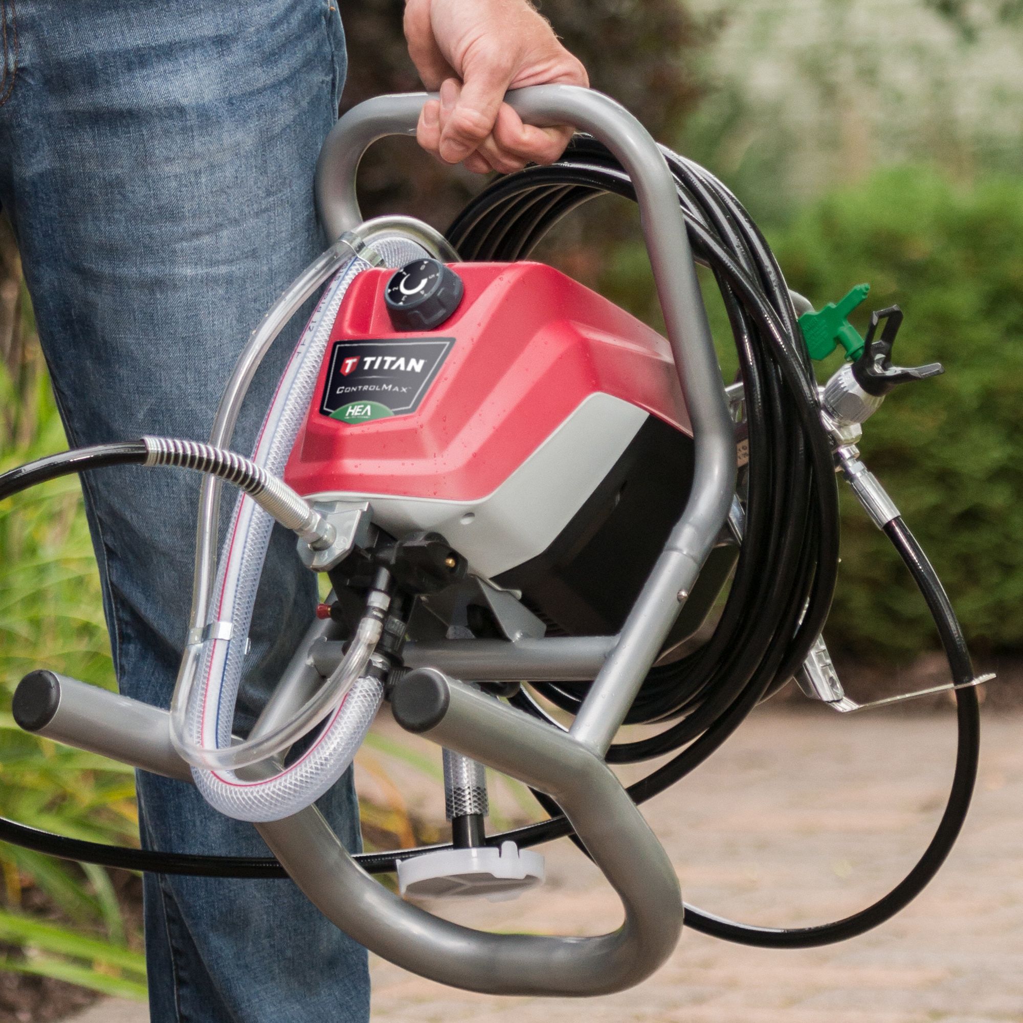 TITAN Airless Paint Sprayer: 5/8 Hp HP, 0.33 Gpm Flow Rate, 1,500 Psi ...