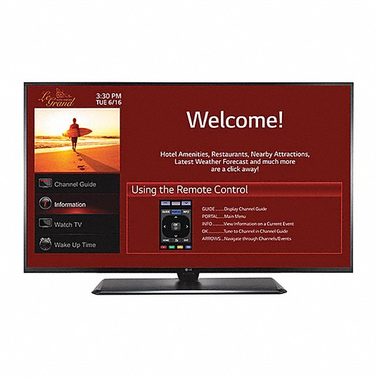 Hospitality HDTV: 43 in HDTV Screen Size, 1080, 60 Hz Screen Refresh Rate, LED