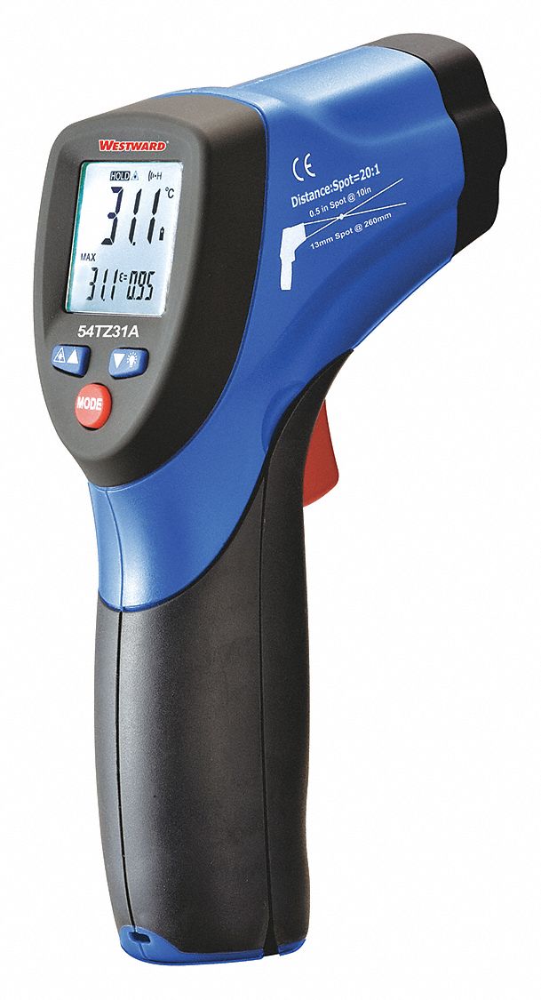 WESTWARD LCD, Infrared Thermometer, Dual Laser Sighting Infrared