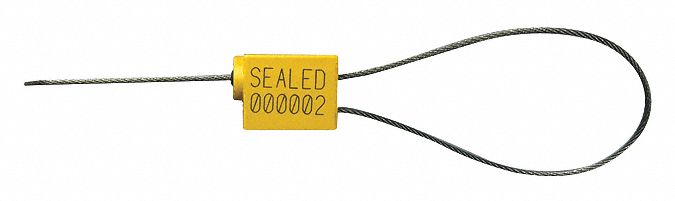 SCELLE CABLE,ABS/ZINC,JN,12 PO LO,PK100