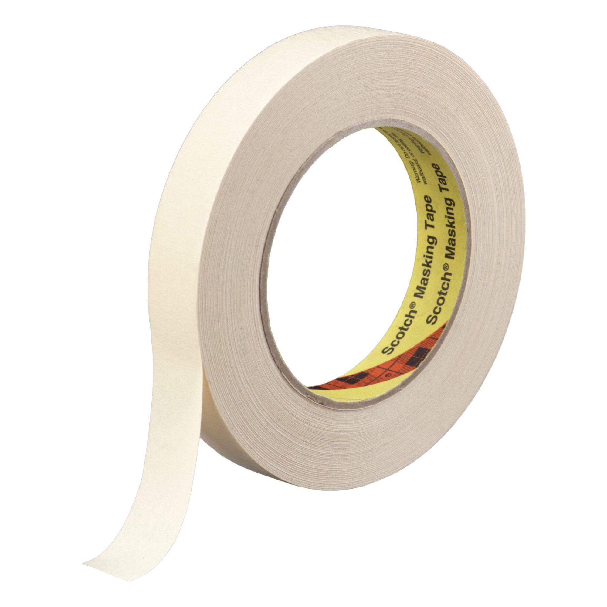 Painter's Tape: 11/16 in Wd, 60 3/16 yd Lg, 6.3 mil Thick, Tan, 30 min Clean Removal Time, 48 PK