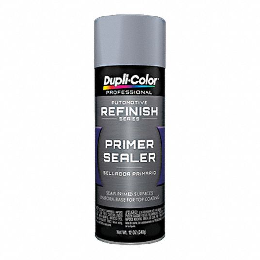 DUPLICOLOR Auto Body Primer Sealer, Gray 54VL32EDPP10307 Grainger