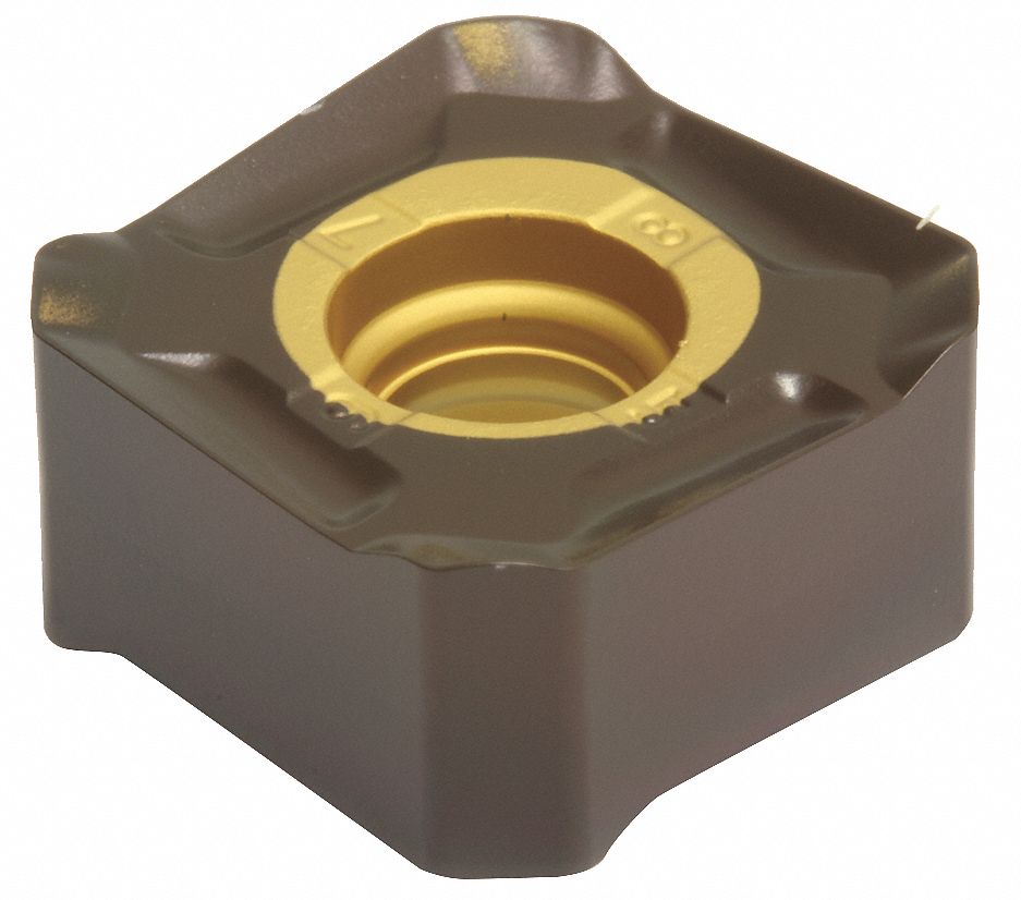 SUMITOMO Square Milling Insert: 0.5315 in Inscribed Circle, 0.270 in Thick,  Chip-Breaker, CVD