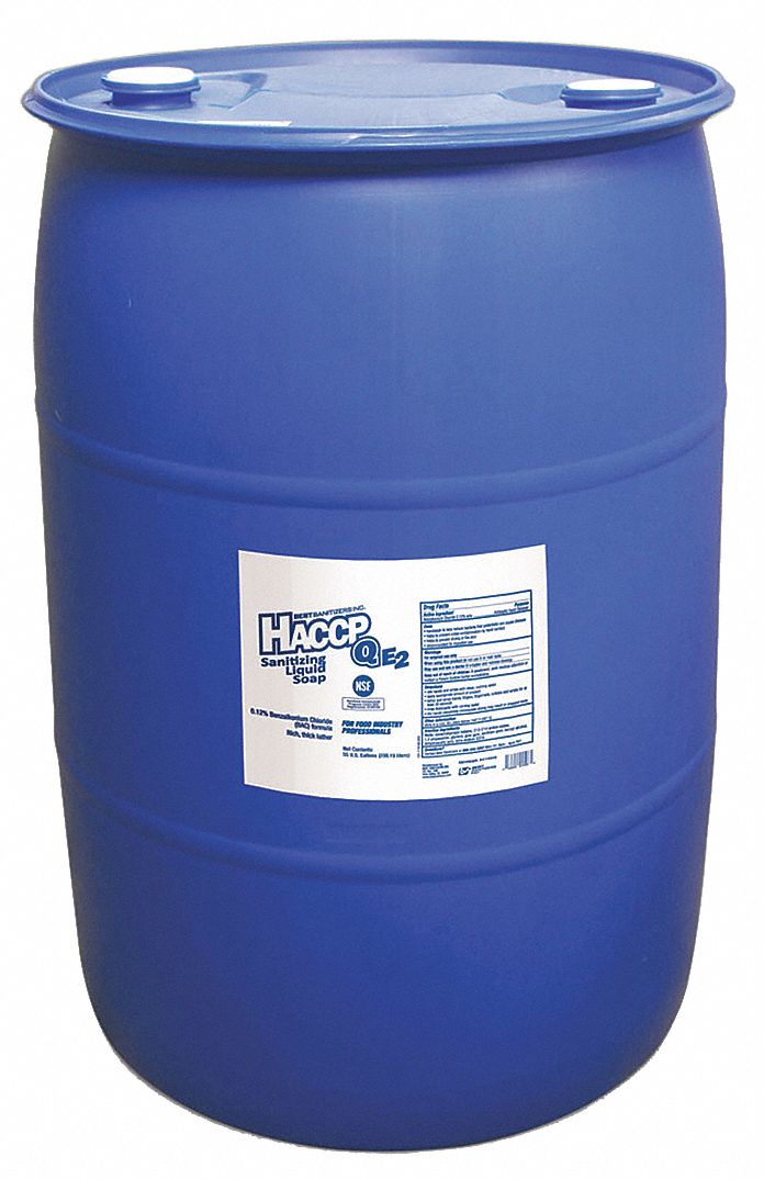 BEST SANITIZERS, INC. Liquid, Hand Soap, Mild, 55 gal, Drum 54VY03