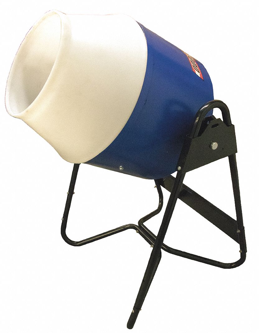 MARSHALLTOWN Concrete Mixer, Polyethylene Drum, 185 lb. 54WK42300DD