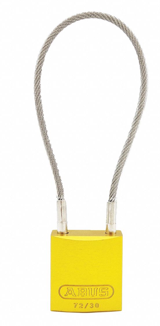 Lockout Padlock, Key Alike, Yllw Body