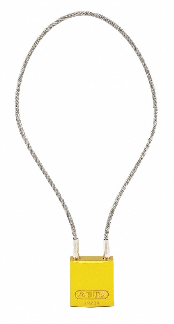 Lockout Padlock, Key Alike, Yllw Body