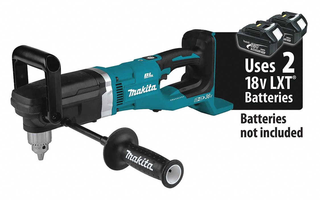MAKITA Drill, Cordless, 1/2 in Chuck Size 54XJ31XAD03Z Grainger