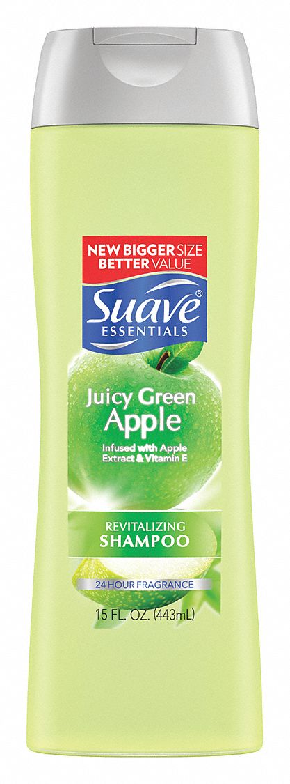 Shampoo: 443 mL Size, Liquid, Moisturizing, Green Apple, 6 PK