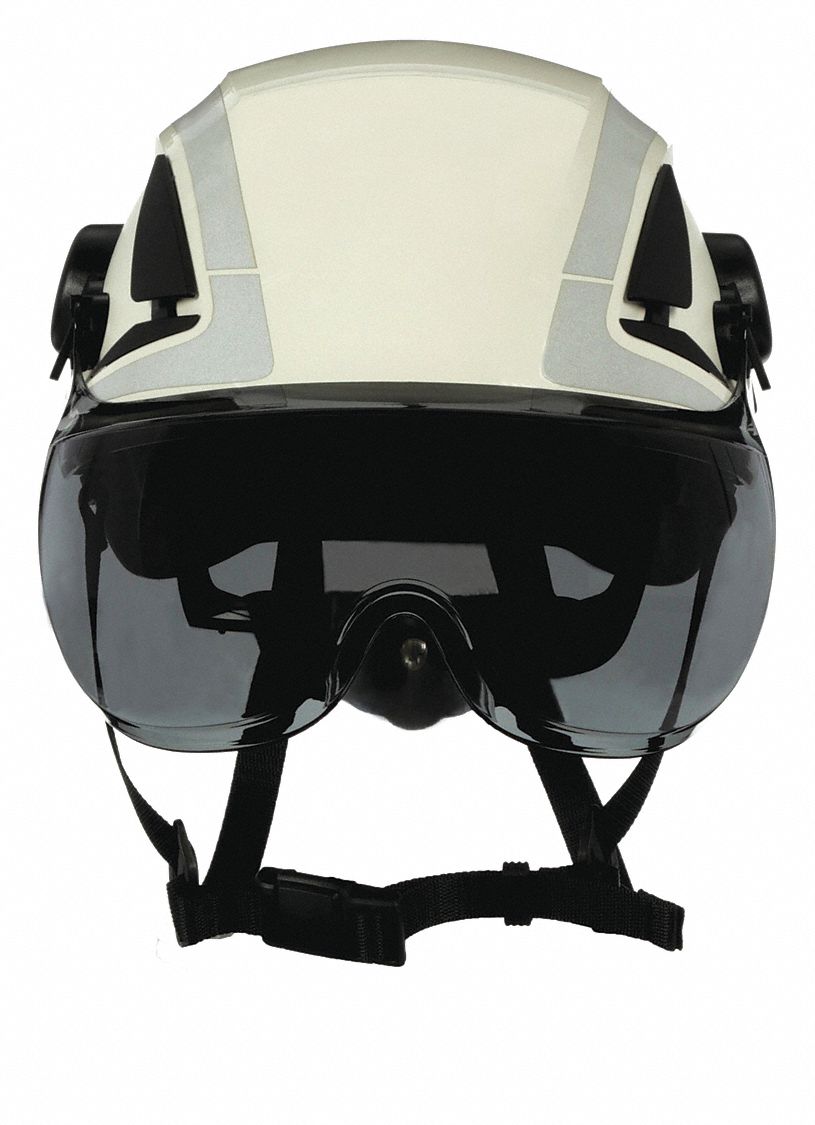 Hard Hat Visor Gray Lens Polycarbonate