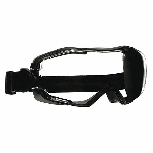 Protective Goggles: Anti-Fog /Anti-Scratch, ANSI Dust/Splash Rating D3/D4, Indirect, Gray