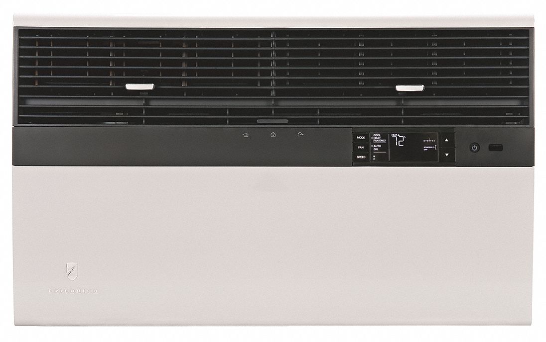 WINDOW A/C, COOLING, 13600 BTUH, 450 TO 550 SQ FT, 115V AC, 1140W, 10.9A, 12 CEER