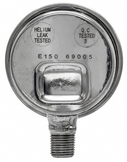 1/2" NPT PIC Compound Gauge 301L402CF 4" Dial 0-160 PSI 316SS 30" Hg Vacuum 